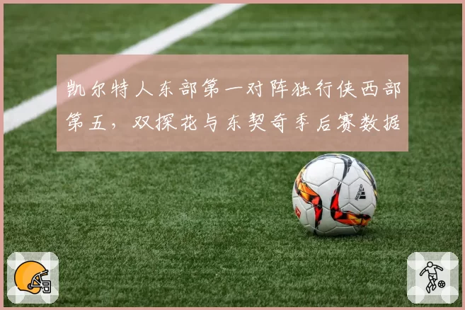 凯尔特人东部第一对阵独行侠西部第五，双探花与东契奇季后赛数据全面对比